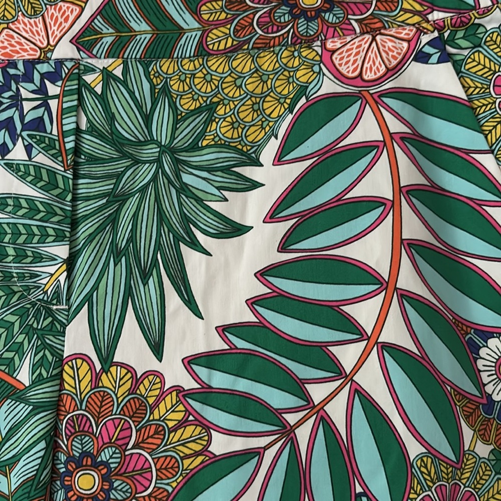 NWT Boden Pull On Danby Trousers in Tropical Paradise Floral Print Size 6 - Picture 8 of 9